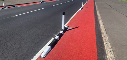 Greenwich_WandOrca_Jislon_Pole_Cone_Cycle_Lane_Products_Rediweld_Traffic