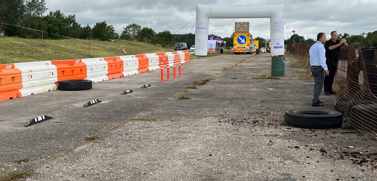 National_Passive_Safety_Crash_Demonstration_Day_OrcaMKII_Jislon_Pole_Cone_Rediweld_Traffic