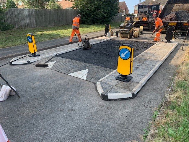 Lomond Cresent Leciester Redipave Traffic Island Combination Table June 2023 Case Study (3)